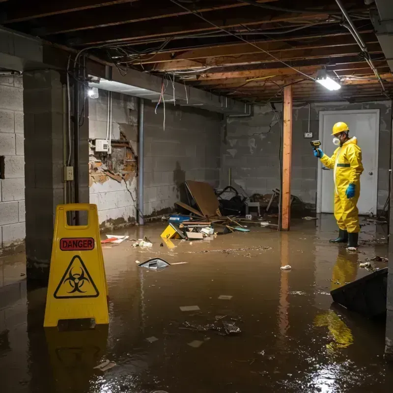 Flooded Basement Electrical Hazard in Lyndonville, VT Property